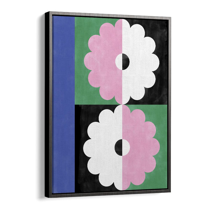 Colorful TWIN FLOWER, FLORAL FLOWER PAINTINGS by Elena Ristova enhance any space with vibrant botanical art.