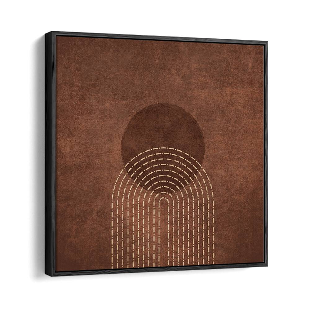 Rainbow Gate Dots, Boho Art Paintings by Emel Tunaboylu, adds a stylish touch to any space with its unique design.