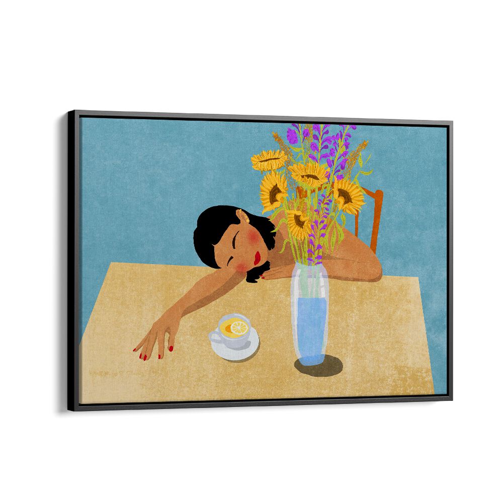 Vibrant "Day Dreaming" art print by Raissa Oltmanns, perfect for transforming your living space with creativity.