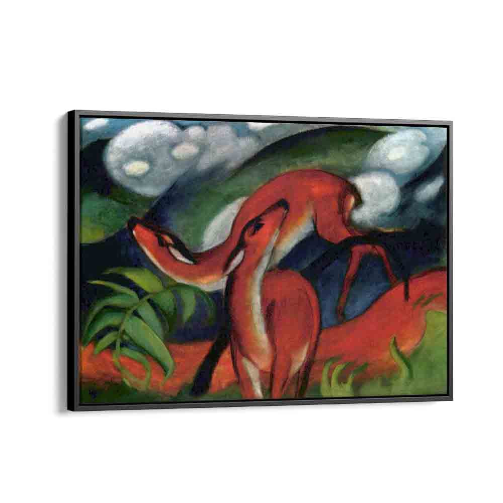 painting - RED DEER II (1912) by Asianmonk