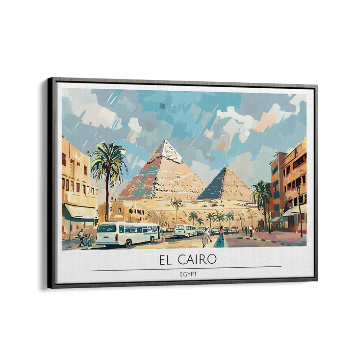 TRAVEL ART painting - EL CAIRO CAPITAL CITY - EGYPT by Asianmonk
