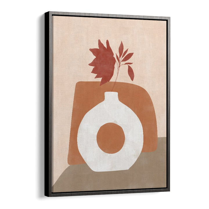 Stunning WHITE FLOWER POT, BOHO ART PAINTINGS by Elena Ristova, perfect for elevating your home decor.