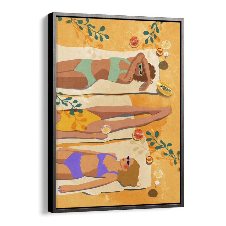 Stylish SUMMER GIRLS, FASHION POSTERS artwork by Raissa Oltmanns, perfect for brightening any space.