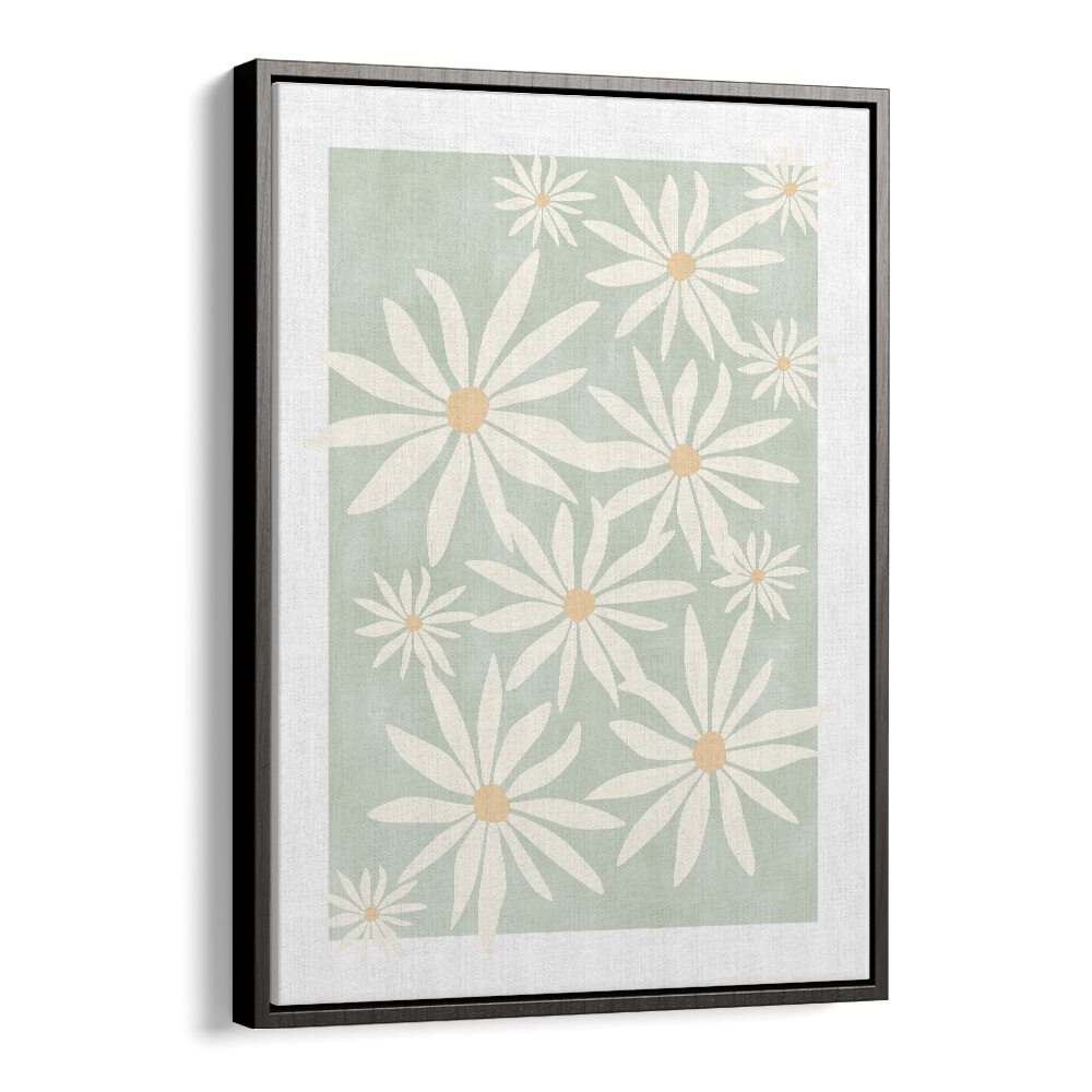 Bright and charming GREEN FLOWERS, FLORAL FLOWER PAINTINGS to enhance your space with nature's beauty by Elena Ristova.