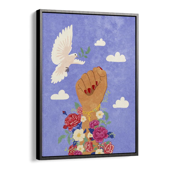 FEMINIST FIST, FASHION POSTERS by Raissa Oltmanns, showcasing empowerment with vibrant art and inspiring imagery.