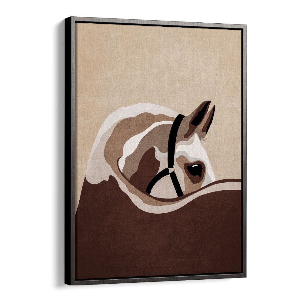 Elegant HORSE II, ANIMAL PAINTINGS by Emel Tunaboylu, perfect for enhancing any space with artistic charm.