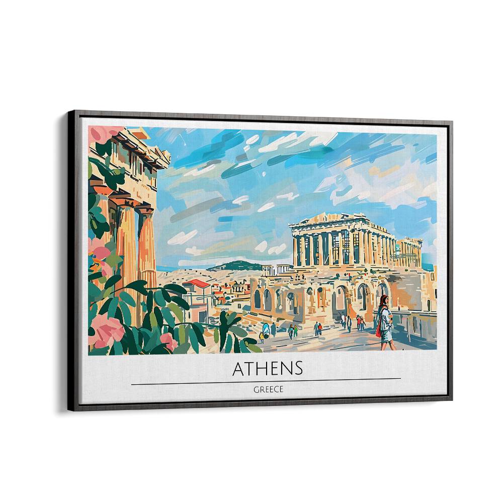 Vibrant ATHENS CAPITAL CITY - GREECE, TRAVEL POSTERS showcase iconic landmarks and cultural beauty of Athens.