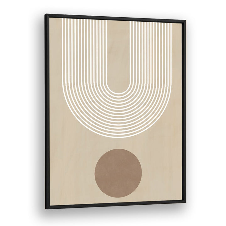 Elegant BEIGE ARC II, BOHO ART PAINTINGS featuring geometric design, perfect for enhancing any living space.