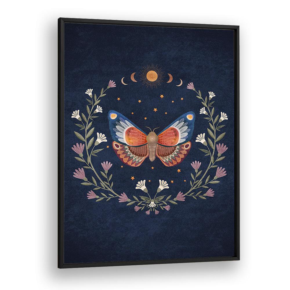 Elegant "BUTTERFLY II, ANIMAL PAINTINGS" by Emel Tunaboylu, perfect for enhancing your living space.