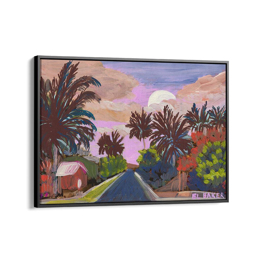 Vibrant COUNTRY ROAD, LANDSCAPE PAINTINGS showcasing serene rural beauty, perfect for transforming your living space.