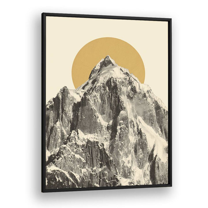 Stunning Mountainscape III, LANDSCAPE PAINTINGS by Florent Bodart, featuring majestic peaks and serene beauty.