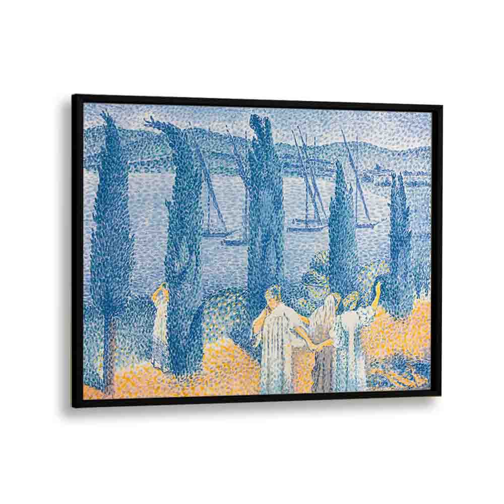 painting - LANDSCAPE WITH CYPRESSES (1897) by Asianmonk