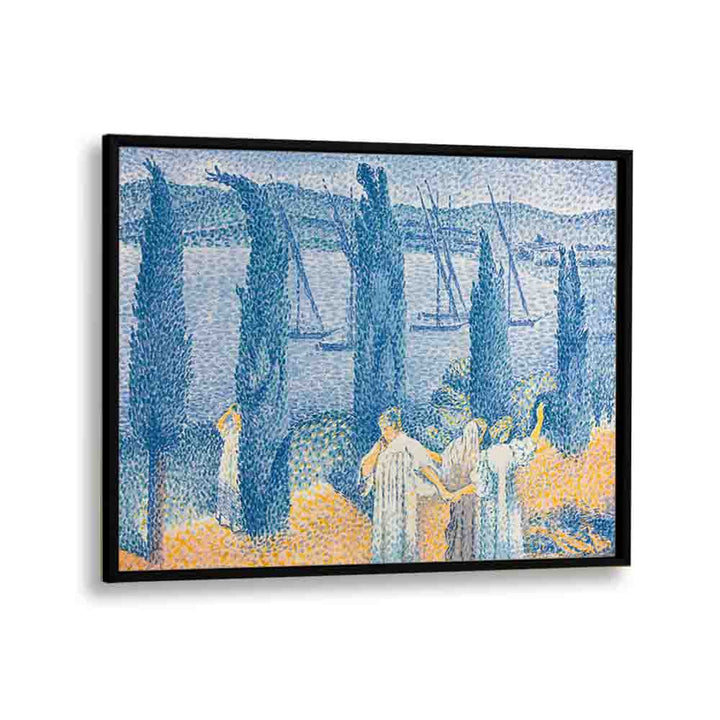 painting - LANDSCAPE WITH CYPRESSES (1897) by Asianmonk