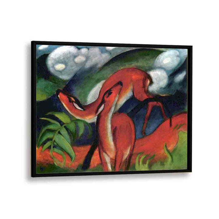 painting - RED DEER II (1912) by Asianmonk