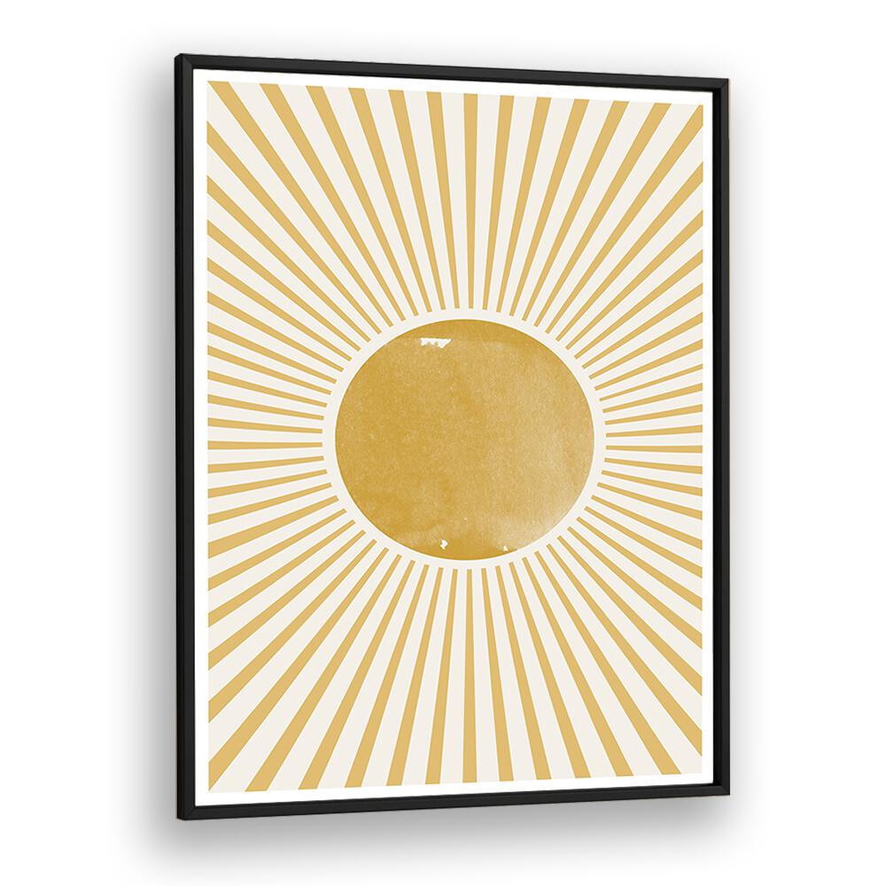 Stylish BOHO SUN art painting by The Miuus Studio, perfect for modern decor with elegant sunburst design.