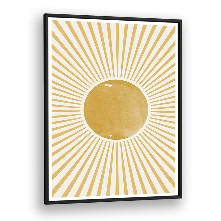 Stylish BOHO SUN art painting by The Miuus Studio, perfect for modern decor with elegant sunburst design.