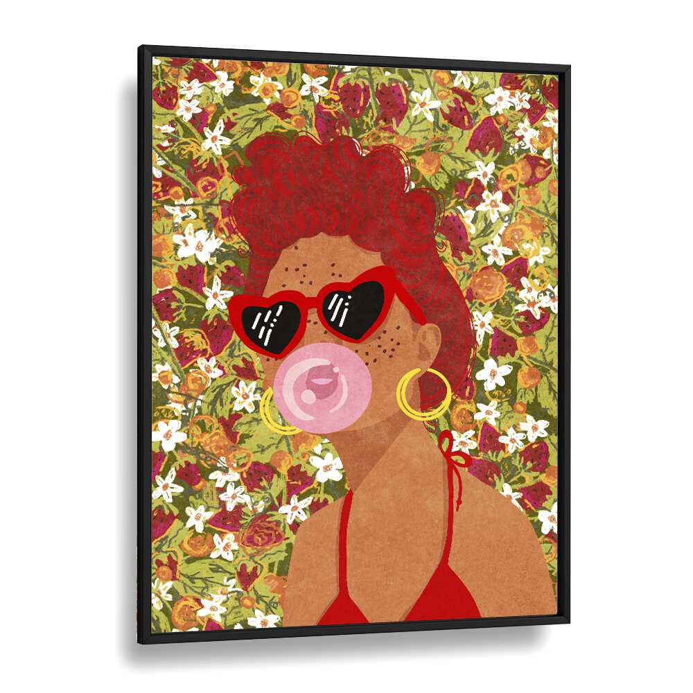STRAWBEERY LADY, FASHION POSTERS showcase vibrant art by Raissa Oltmanns, perfect for modern home decor.