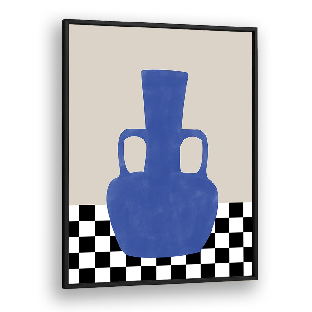 Stunning blue vase artwork in a modern style, perfect for any space. Explore BLUE STILL LIFE, BOHO ART PAINTINGS.