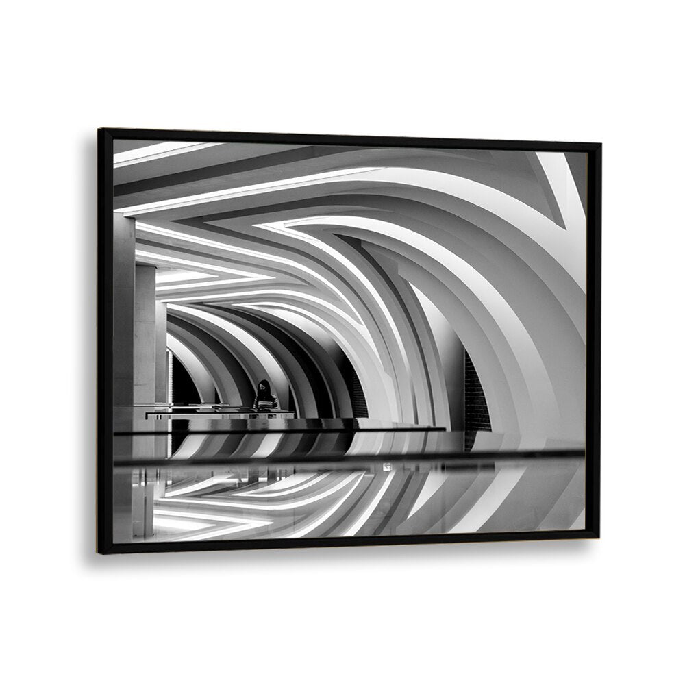 Elegant CURVED II, PHOTOGRAPHY PRINTS showcase stunning architecture and reflections, perfect for art enthusiasts.