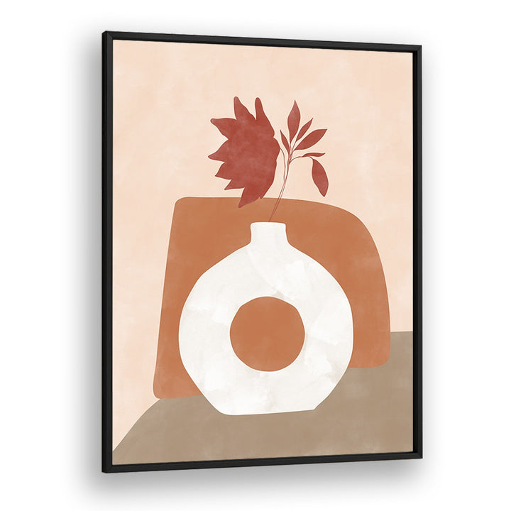 Stylish WHITE FLOWER POT, BOHO ART PAINTINGS by Elena Ristova elevate any decor with modern design and functionality.