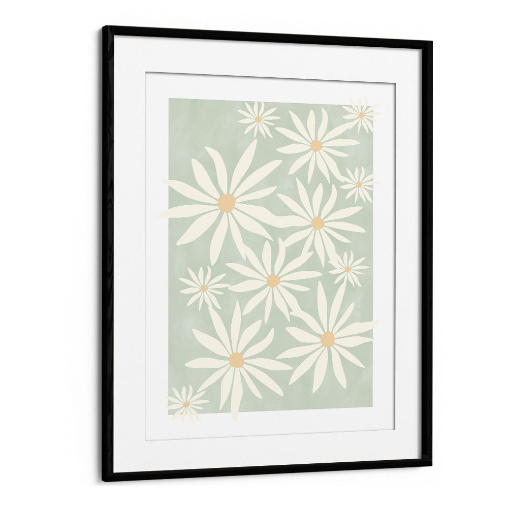 Elegant GREEN FLOWERS, FLORAL FLOWER PAINTINGS by Elena Ristova, perfect for enhancing any space with nature's beauty.