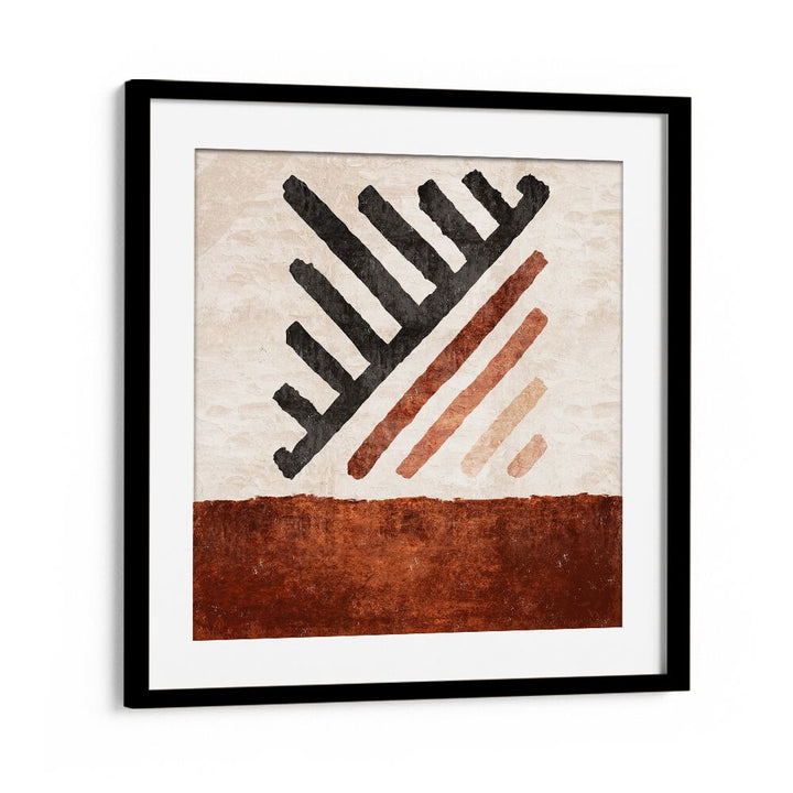 Geometrik CIZGILI KILIM KIREMIT, BOHO ART PAINTINGS by Emel Tunaboylu adds modern elegance to any room.