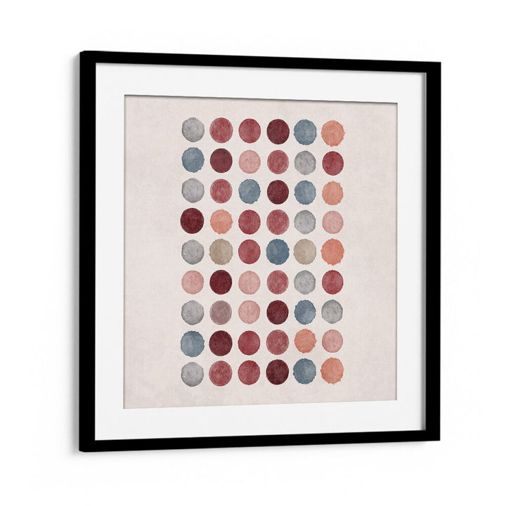 Vibrant WATERCOLOR DOTS, BOHO ART PAINTINGS by Emel Tunaboylu, perfect for modern decor and artistic flair.