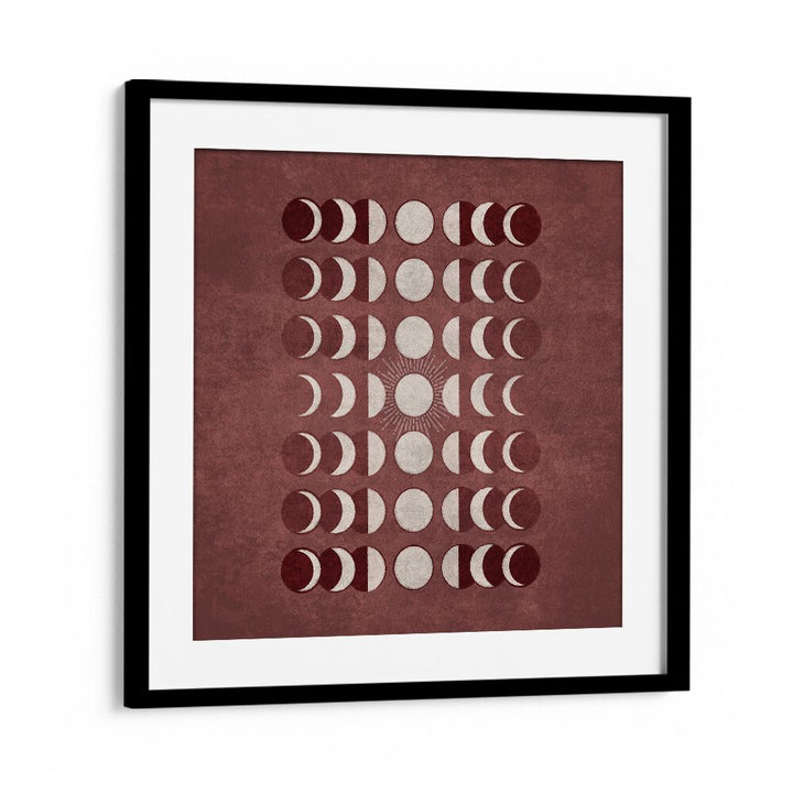 Elegant VISNE MOONS PHASES, BOHO ART PAINTINGS showcasing lunar phases, perfect for enhancing your living space.