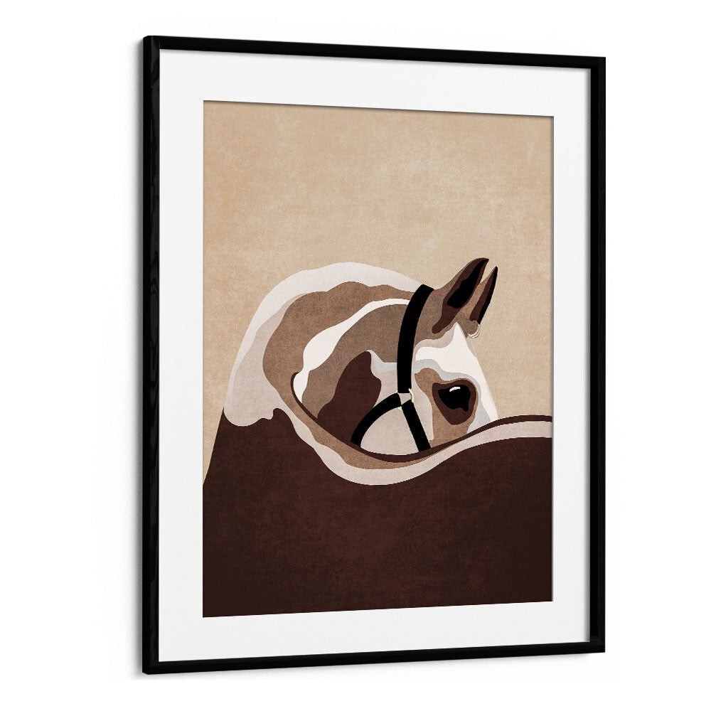 Elegant HORSE II, ANIMAL PAINTINGS by Emel Tunaboylu, perfect for enhancing any space with artistic charm.