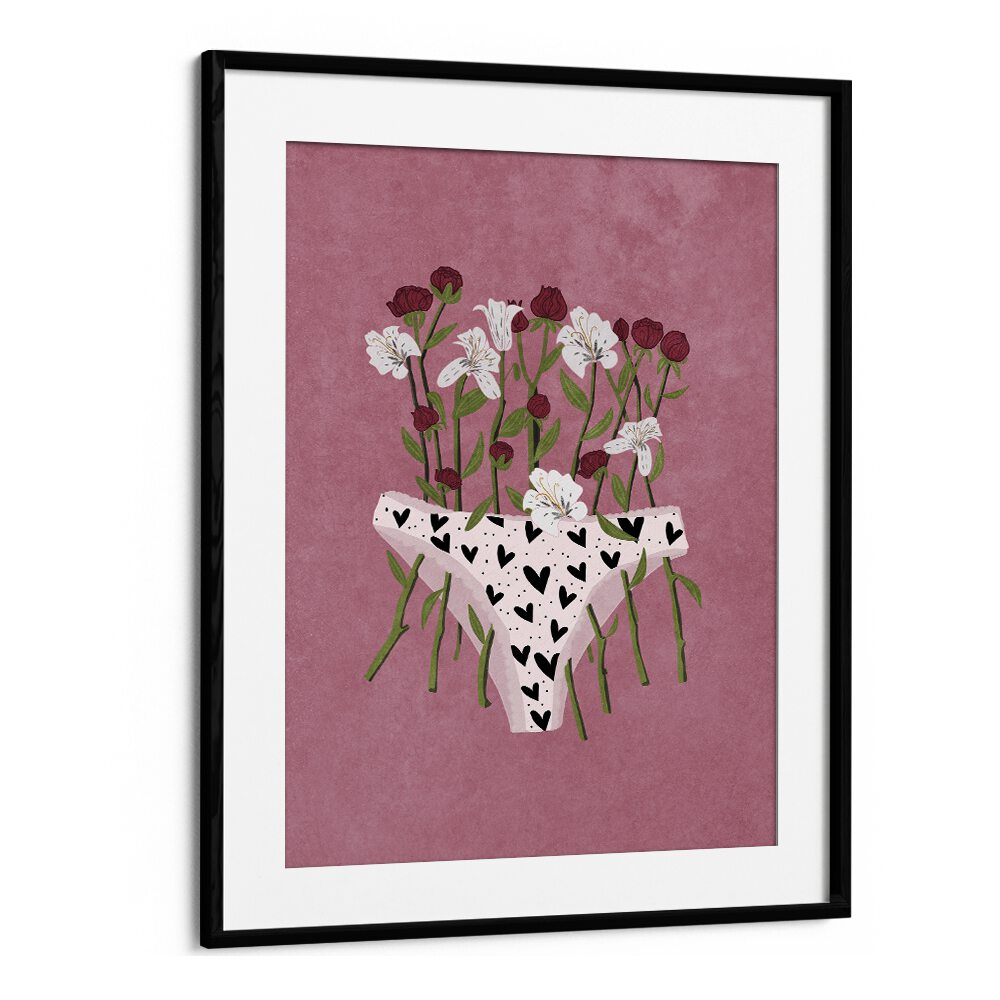 Vibrant BLOOMING SLIP, FLORAL FLOWER PAINTINGS by Raissa Oltmanns, showcasing flowers in a unique artistic design.