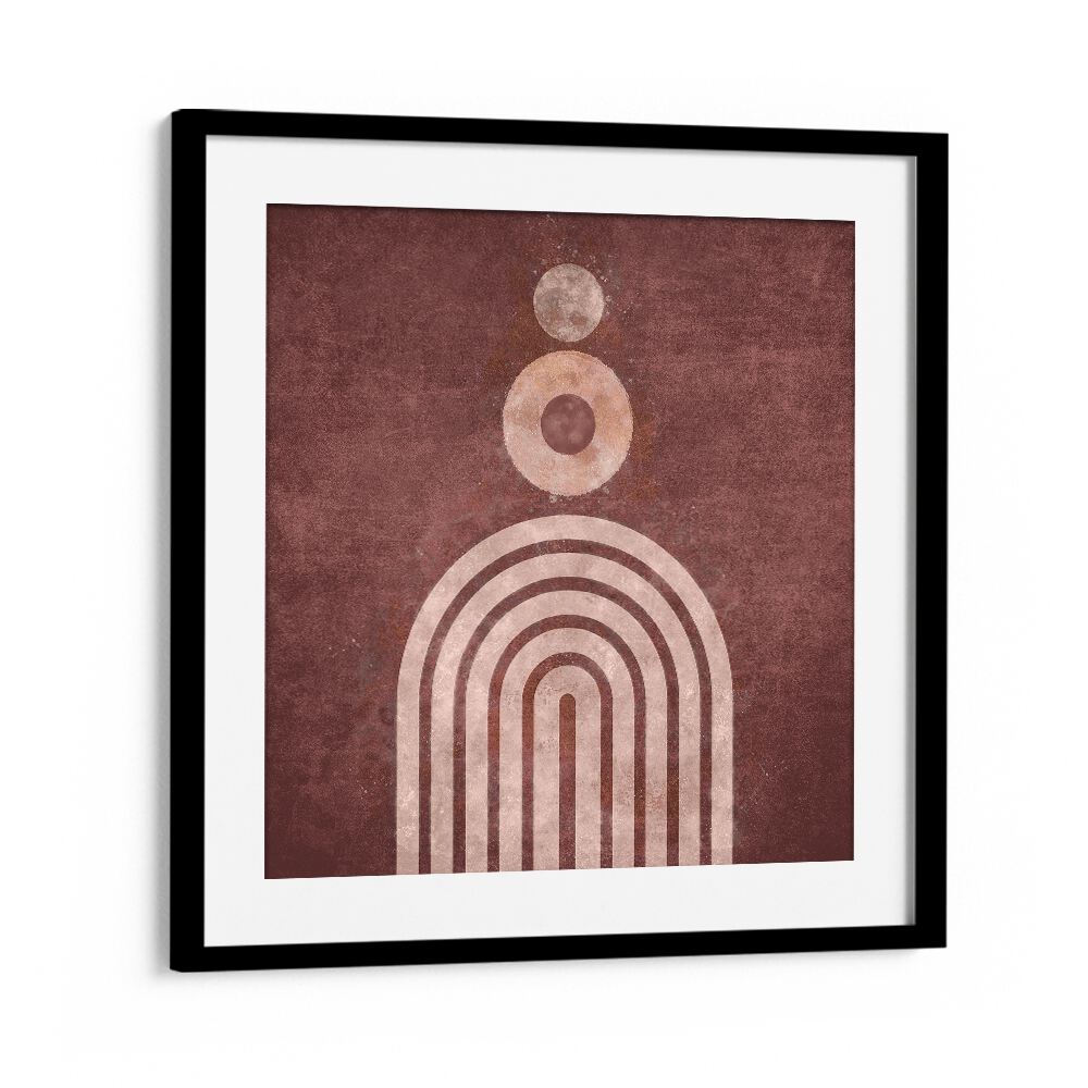 Elegant RAINBOW GATE VISNE, BOHO ART PAINTINGS by Emel Tunaboylu, showcasing vibrant hues and intricate design.