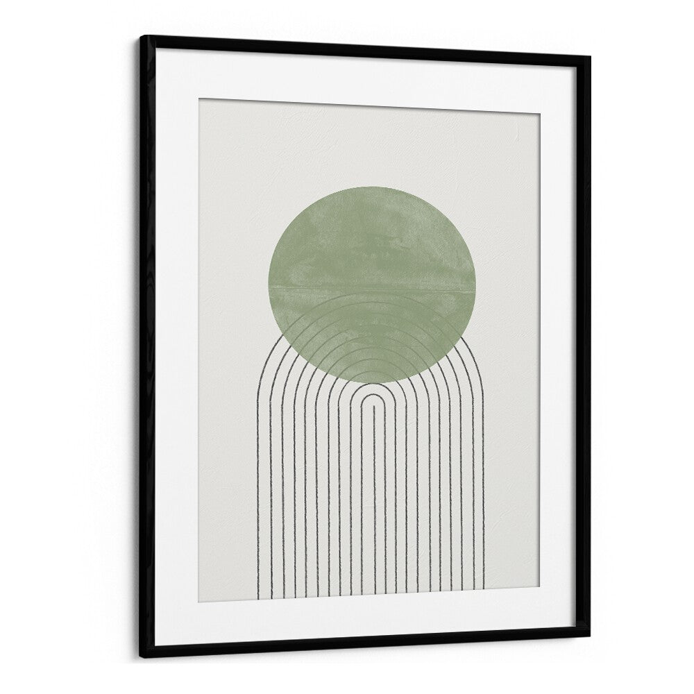 Elegant GREEN ABSTRACT, BOHO ART PAINTINGS from The Miuus Studio, featuring soft greens and minimalist design.