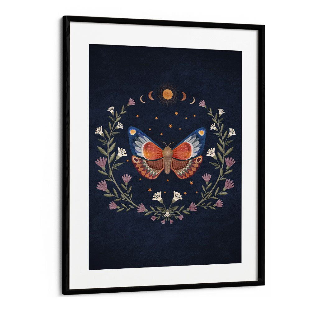 Captivating "BUTTERFLY II, ANIMAL PAINTINGS" by Emel Tunaboylu, featuring vibrant colors on premium canvas.