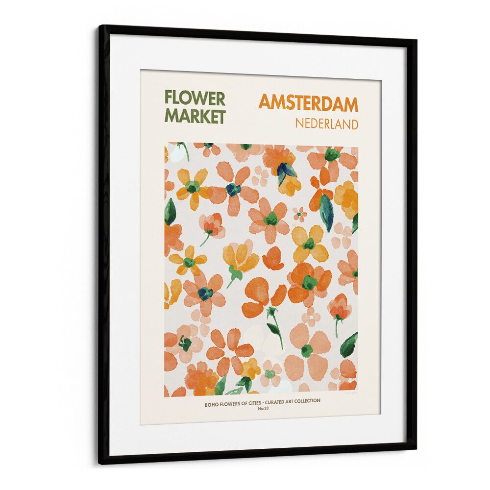 Vibrant AMSTERDAM, FLORAL FLOWER PAINTINGS showcasing colorful blossoms, perfect for enhancing any space.