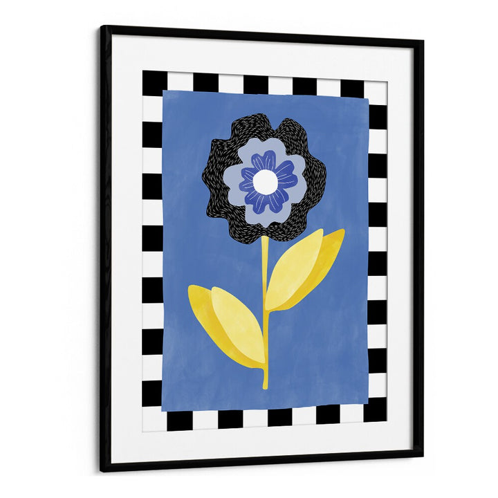 Vibrant BLUE FLOWER, FLORAL FLOWER PAINTINGS by Elena Ristova, perfect for enhancing your space's beauty.