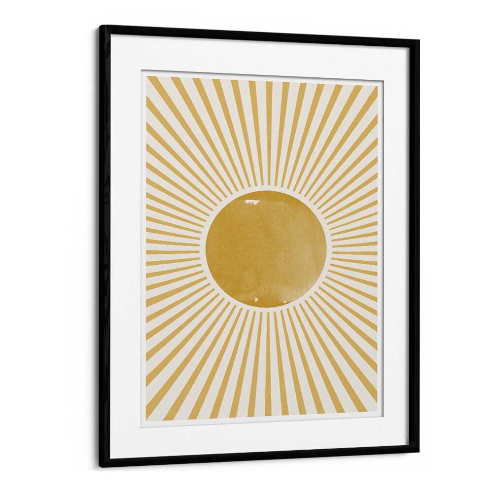 Captivating BOHO SUN art painting by The Miuus Studio, perfect for modern elegance in any setting.