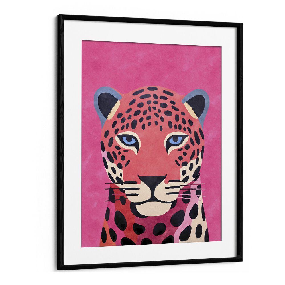 Vibrant PINK CHEETAH , ANIMAL PAINTINGS by Andrea Haase showcase the beauty of wildlife in stunning detail.