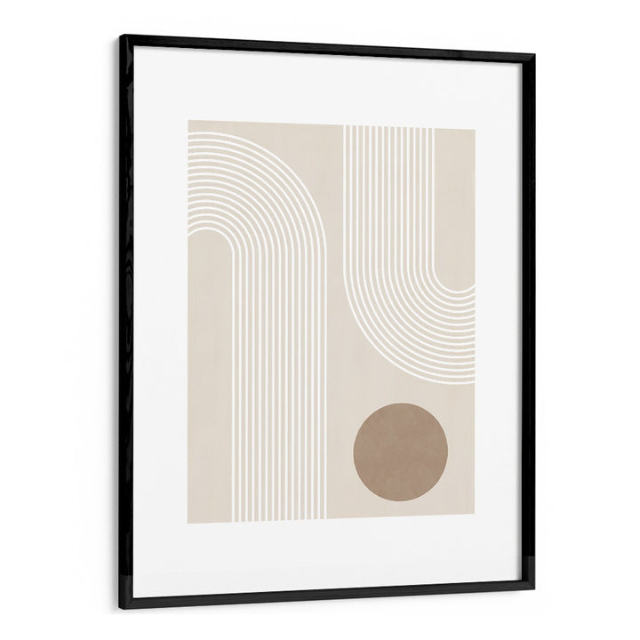 Elegant BEIGE ARC III, BOHO ART PAINTINGS by Elena Ristova, featuring contemporary design and sophisticated lines.