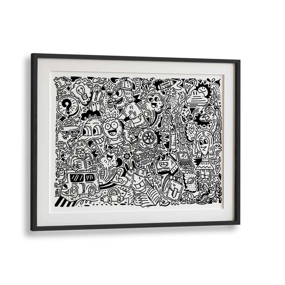 JOY RIDE , DOODLE ART PAINTINGS