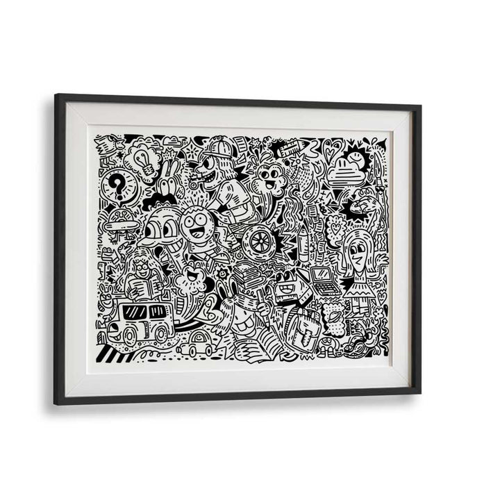 JOY RIDE , DOODLE ART PAINTINGS