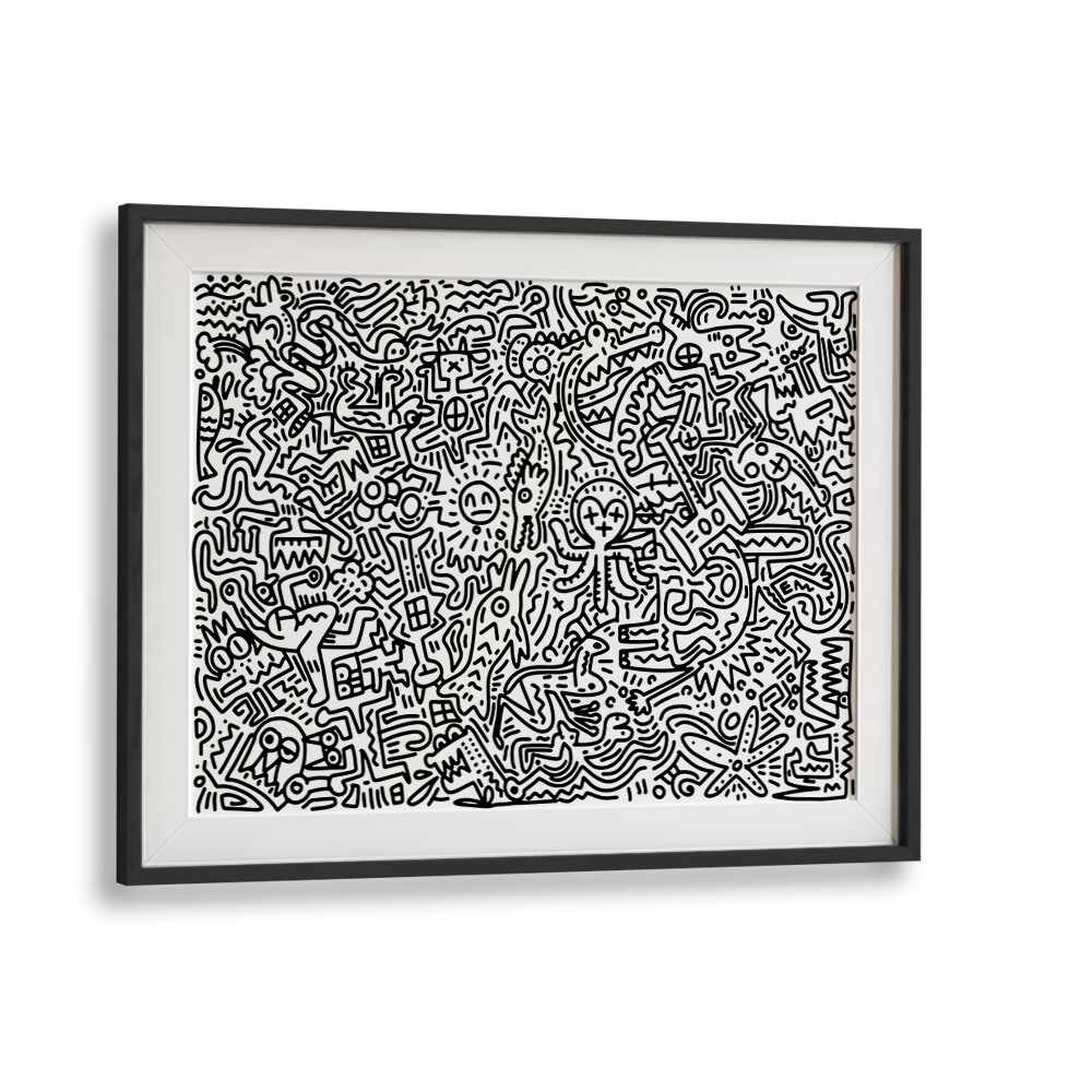 SCRIBBLE SYMPHONY , DOODLE ART PAINTINGS
