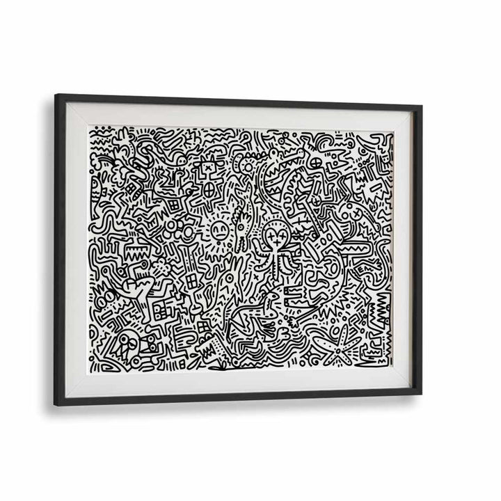 SCRIBBLE SYMPHONY , DOODLE ART PAINTINGS
