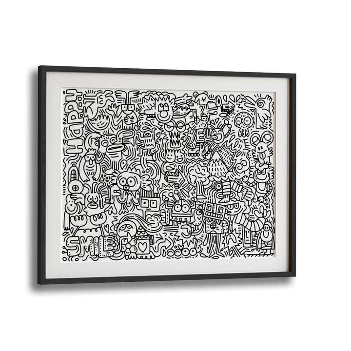CREATURE CARNIVAL , DOODLE ART PAINTINGS