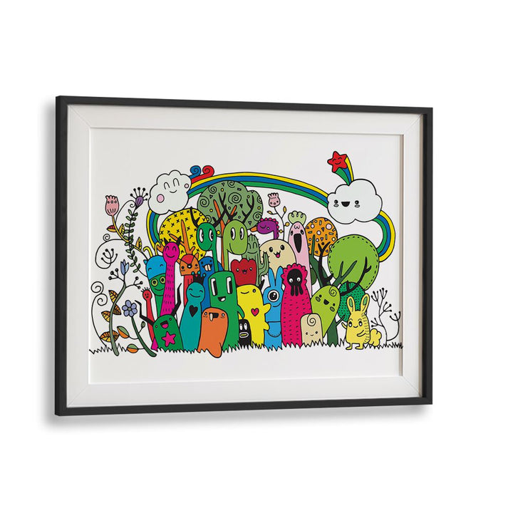 RAINBOW , DOODLE ART PAINTINGS
