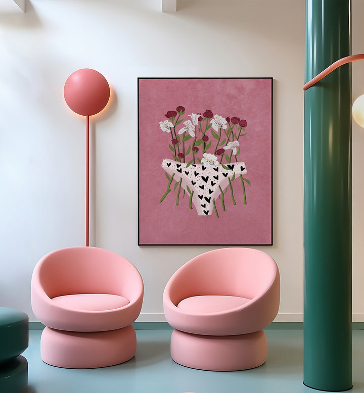 Vibrant BLOOMING SLIP, FLORAL FLOWER PAINTINGS by Raissa Oltmanns, perfect for elevating your decor.