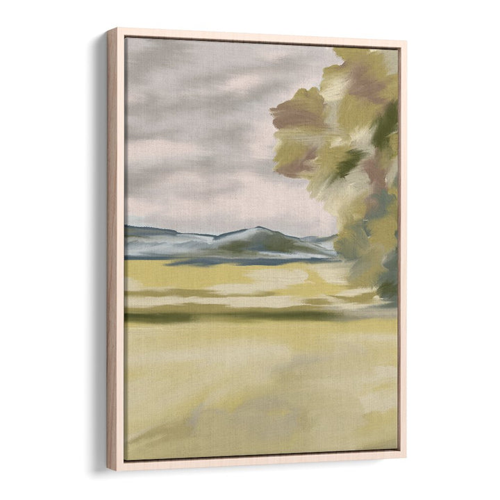 Captivating BRANCHING SHADOWS II, LANDSCAPE PAINTINGS framed in oak, perfect for enhancing your home decor.