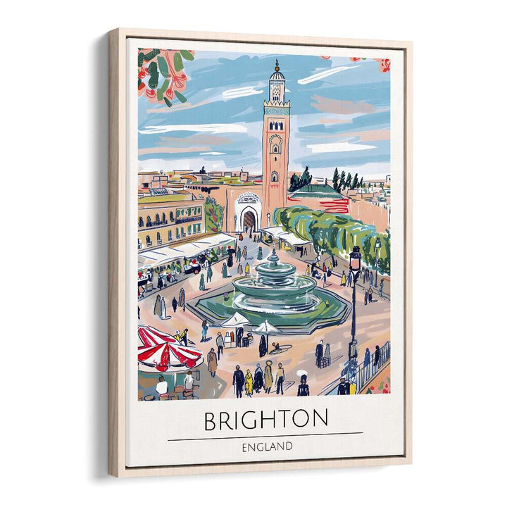 Brighton - England, travel posters showcasing the vibrant charm of this iconic seaside city in stylish framing.