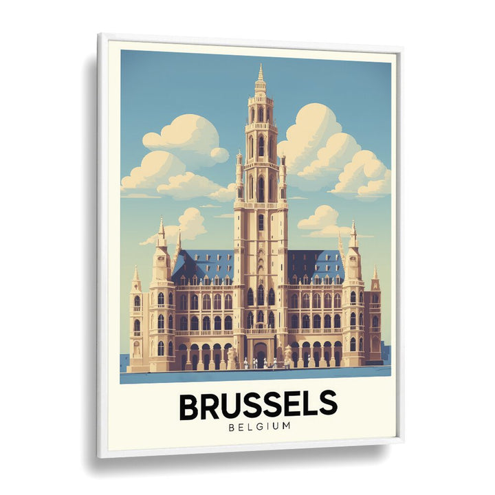Stunning BRUSSELS - BELGIUM-II, TRAVEL POSTERS showcase the city's charm in elegant wall art for your home.