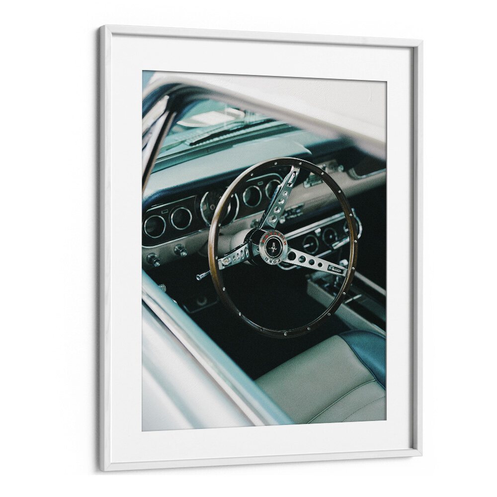 Classic Car VII, car posters featuring a vintage steering wheel design, perfect for transforming your space.