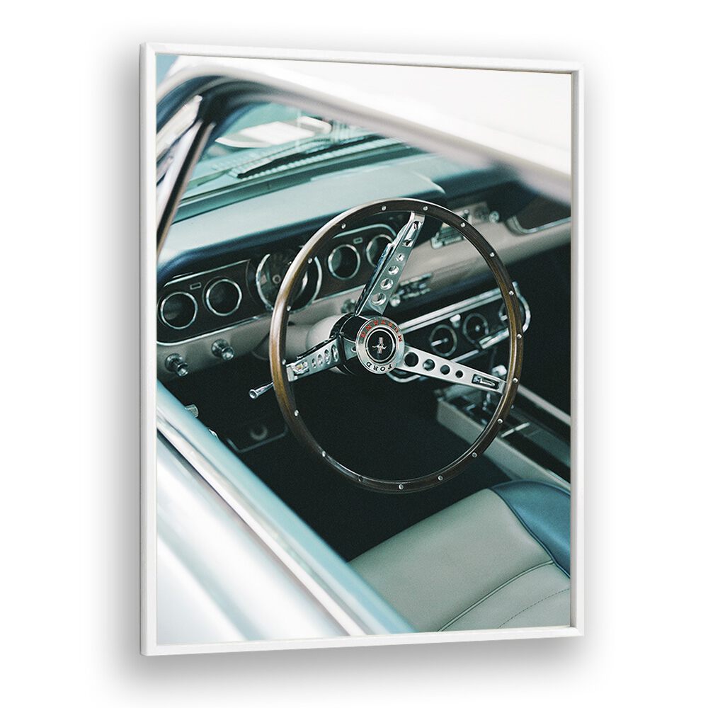 Classic Car VII, car posters featuring a vintage steering wheel design, perfect for transforming your space.